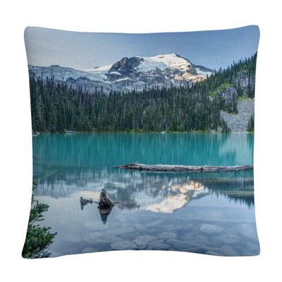 Trademark Fine Art Natural Beautiful British Columbia by Pierre Leclerc, 16x16 Decorative Throw Pillow