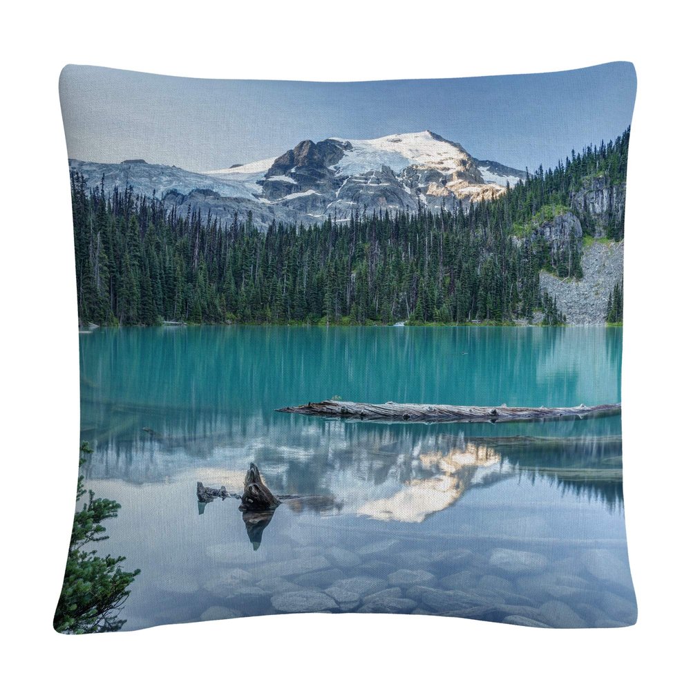 Trademark Fine Art Natural Beautiful British Columbia by Pierre Leclerc, 16x16 Decorative Throw Pillow