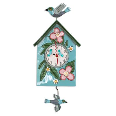 Allen Designs P1994 Swinging Pendulum Birdhouse Design Blessed Nest 8 inches X 16.5 inches 