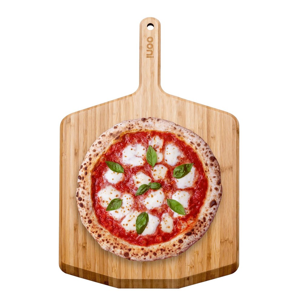 Ooni 14 Bamboo Pizza Peel  14 Inch Wooden Pizza Spatula Paddle, Pizza Cutting Board, Pizza Oven Accessories, Pizza Tools, Pizza Peel Wood, Pizza Board