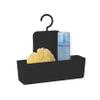 Allstar Minas Shower Caddy Black Shower Shelf Wall Basket view 1