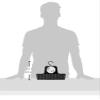 Allstar Minas Shower Caddy Black Shower Shelf Wall Basket view 3