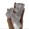 CircuitOffice 5 Piece Selenite Skyscraper Tower Points 2.4" Tall, for Wicca, Reiki, Healing, Metaphysical, Chakra, Positive Energy, Lucky Feng Shui, Meditation, Protection, Powers, Decoration Or Gift view 2
