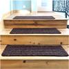 KOECKRITZ Stair Treads 8" x 36" (6 in Pack)  Non-Slip Indoor/Outdoor Carpet for Wooden Steps  Rubber Backed, 1/4" Thick  Fudge Ripple  Safe for Kids & Pets view 1