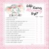 30 Pink Elephant Who Knows Mommy Best Baby Shower Game and Activity Easy to Play- Gender Reveal New Parent Women Men or Kids view 1
