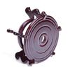 Asian Home Beautiful Hand Craft Rosewood Oriental Fishbowl Vase Stand Round 12" view 2
