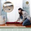 Under Door Draft Stopper 3.5 lb Door Draft Blocker Weighted with Ceramic Beads for a Tight Seal Durable, Machine Washable Velvet Covered Draft Stoppers for Noise, Dust, Energy Savings by DECOREALM view 2