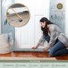 Under Door Draft Stopper and Blocker, Draft Guard for Doors and Windows, Decorative Fabric Cylinder Blocker Provides Weighted Door Insulation by DECOREALM (Grey, 36 Inches) view 2