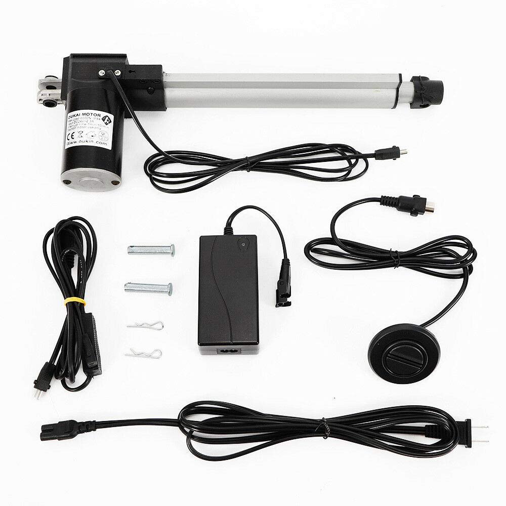 BoTaiDaHong 24V 250mm Power Recliner Replacement Motor Actuator Sofas Lift Mechanism Repair for Electric Sofa Massage Chair Reclining Chairs Motor