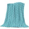 Savannan Fleece Throw Blanket for Couch/Bed Cozy Super Warm Soft Microfiber Fuzzy Flannel Blanket for Adults Kids,Green Polka Dot 40" x 50" view 1