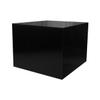 12" x 12" x 9" Acrylic Display Riser Box with One Open Side No Lid Glossy Black Versatile Square Merchandise Storage Bin or Retail Product Riser by Marketing Holders view 1