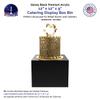 12" x 12" x 9" Acrylic Display Riser Box with One Open Side No Lid Glossy Black Versatile Square Merchandise Storage Bin or Retail Product Riser by Marketing Holders view 3