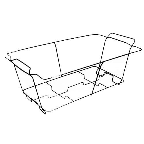 Black Half Size Chafing Rack - 24 / CS