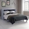 AFI Deerfield Murphy Bed Chest with Charging Station, Queen, Driftwood view 2