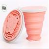 Cshxsfz Silicone Folding Cup Ultrathin for Office Outdoor Travel Running Camping 2 Packs 250ml BPA-Free view 2