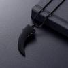 Yinplsmemory Cremation Jewelry Horn Urn Necklace for Ashes for Men Memorial Ashes Keepsake Jewelry for Brother Son Uncle view 4
