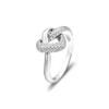 Bansriracha Jewelry Knotted Heart Rings for Women Fashion Making Mother's Gift Sterling Silver Original Ring (8.5) view 2