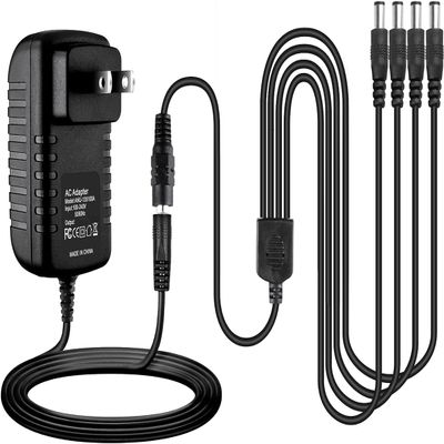 Accessory USA AC Adapter Replacement for Lemax Lighted Accessory 4.5V # 74706 Christmas Village Houses Playground Display 3/4 Output Jacks 4.5VDC - 5V 930mA 0.5A - 2A Regulated Power Supply Charger