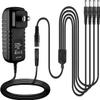 Accessory USA AC Adapter Replacement for Lemax Lighted Accessory 4.5V # 74706 Christmas Village Houses Playground Display 3/4 Output Jacks 4.5VDC - 5V 930mA 0.5A - 2A Regulated Power Supply Charger view 1