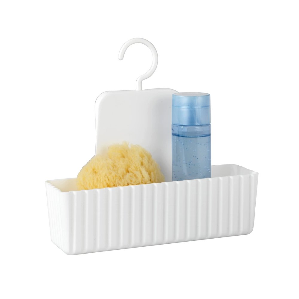 Allstar WENKO Shower Caddy, Polypropylene, White, 22.5 x 8 x 25.3 cm