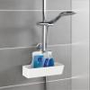 Allstar WENKO Shower Caddy, Polypropylene, White, 22.5 x 8 x 25.3 cm view 3