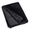 Abbott Collection 27-DIVA-01-BLK Luxury Faux Fur Throw, Black view 1