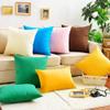 4-Pack 100% Cotton Lumbar Comfortable Solid Decorative Throw Pillow Case,Thmyo Rectangle Cushion Cover Pillowcase Sublimation Blank Pillow Covers DIY Throw Pillowcase(12x20inch/30x50cm, Yellow) view 3