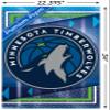 Trends International NBA Minnesota Timberwolves - Logo 17 Wall Poster, 34L x 22.4W, Premium Poster & Clip Bundle view 3