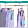 FREZON Clothes Hanger Connector Hooks, Outfit Hanger Extender Clips, Hangers Accessory, Not Suitable for Wooden Hangers, Heavy Duty Space Saving for Closet 60 Pcs (Grey) view 3