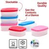 SIGNORA WARE Condiment Containers with Lids- 6 pk. 3 oz.Salad Dressing to go Small Food Storage Containers- Sauce Cups Leak proof Reusable Plastic BPA free for Lunch Box Picnic Travel view 4
