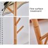 COAT RACK Free Standing Solid Wood Landing Single Shot Stable Base Hangers (Color : B) view 3