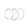 5 inch Clear Plastic Acrylic Craft Rings 5/16 inch Thick 12 Pieces view 1