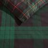 Eddie Bauer - King Duvet Cover Set, Soft & Reversible Cotton Bedding with Button Closure, 3 Piece Bed Set with Matching Pillowcases (Woodland Tartan Green) view 3