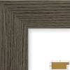 Craig Frames Bauhaus 200, 18 x 36 Inch Grey Picture Frame Matted to Display a 14 x 32 Inch Photo view 2