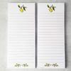 Lemon and Olive Branch Refrigerator Notepads - Set of 2 Pads view 1