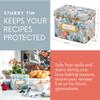 Jot & Mark Recipe Card Gift Box, Mother's Day 25 4x6 inch Cards Gifts, 14 Dividers, Decorative Tin Box - Recipe Tin view 4