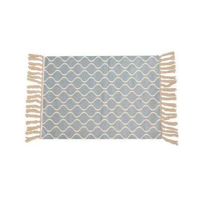 24"x35" Tassel Door Mat Rug Handmade Cotton Bohemian Rug Area Rug Floor Rug Runner Carpet Kitchen Rug Decorative Home Rug Hand Woven Rug