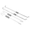 Generator Speed Control Spring, Pack of 2 Sets Throttle Governor Spring Link Rod, Generator Parts General Wire Spring for Power Equipment,168fjf160/168f-1/168f-2 view 1