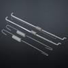 Generator Speed Control Spring, Pack of 2 Sets Throttle Governor Spring Link Rod, Generator Parts General Wire Spring for Power Equipment,168fjf160/168f-1/168f-2 view 2