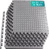 Yes4All Interlocking Foam Mats for Floor Protection, Gray, 7/16'', 24SQFT view 1