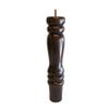 12" Wood Turned Tapered Furniture Legs - Set of 4 view 1