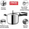 Vinod 5.5L Stainless Steel Inner Lid Sandwich Bottom Pressure Cooker, 5.5-Liter view 4
