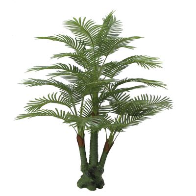 AMERIQUE Gorgeous 6.3 Feet Standable Triple Trunk Artificial Palm Tree, Real Touch Technology, with UV Protection, Super Quality