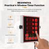 BEAMNOVA 4 Channel Digital Kitchen Timer Cooking Loud Alarm Stainless Steel Clock Hours and Minutes Seconds Volume Control Electronic Calculator view 2
