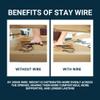 House2Home 25" 4 Pack Couch Spring Repair Kit Recliner Chair & Couch Cushion Support Sofa Support for Sagging Cushions, Sagging Couch Support Recliner Springs Replacement view 3
