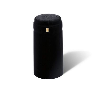 100pcs Pvc Heat Shrink Cap High Quality Home Brewing Wine Bottle Cover Wine Cap Bottle Seal Bar DIY Accessories (black 30 mm)
