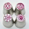 18pcs/Set Russian Tulip Icing Pipe Nozzle Stainless Steel Pastry Tips Set Cake Baking Tools Accessories view 4