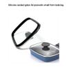 kichenflower magic hole pan Reduce smell pan Strong titanium + stone coating 27cm x21cm view 3