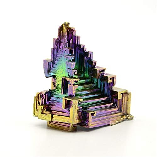 1pc 20g-30g Raw Natural Colorful Molybdemum and Bismuth Crystal Mineral Ore Crystal Bismuth Ore for Specimen