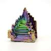 1pc 20g-30g Raw Natural Colorful Molybdemum and Bismuth Crystal Mineral Ore Crystal Bismuth Ore for Specimen view 2
